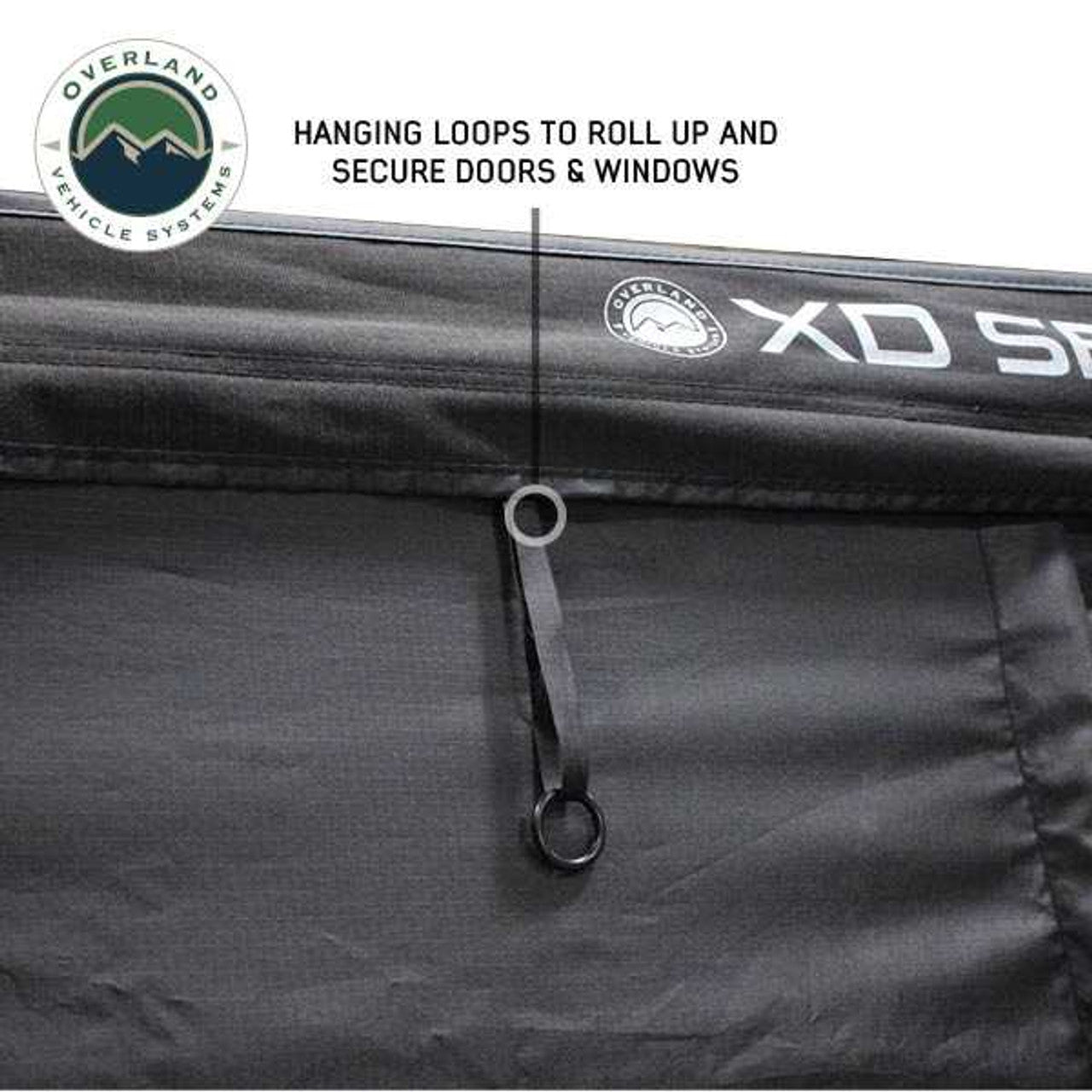 XD Nomadic 270 - Awning Wall 2 W/Black Out, Driver Side, Black Body, Black Trim W/Storage Bag Overland Vehicle Systems-10