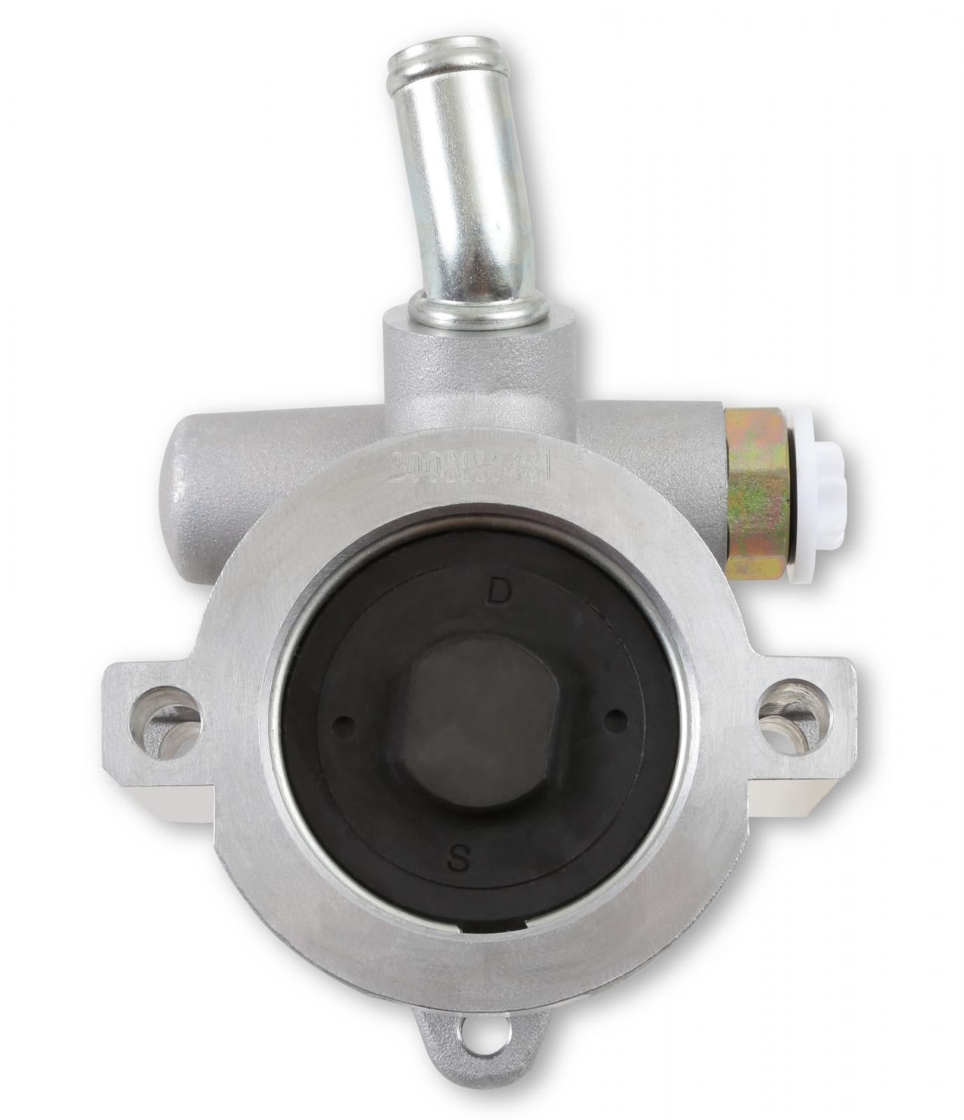 Power Steering Pump Assembly, Aluminum Corvette Power Steering Pump Assembly, Aluminum Saginaw (TC) with Bearing Supported Shaft Holley-1