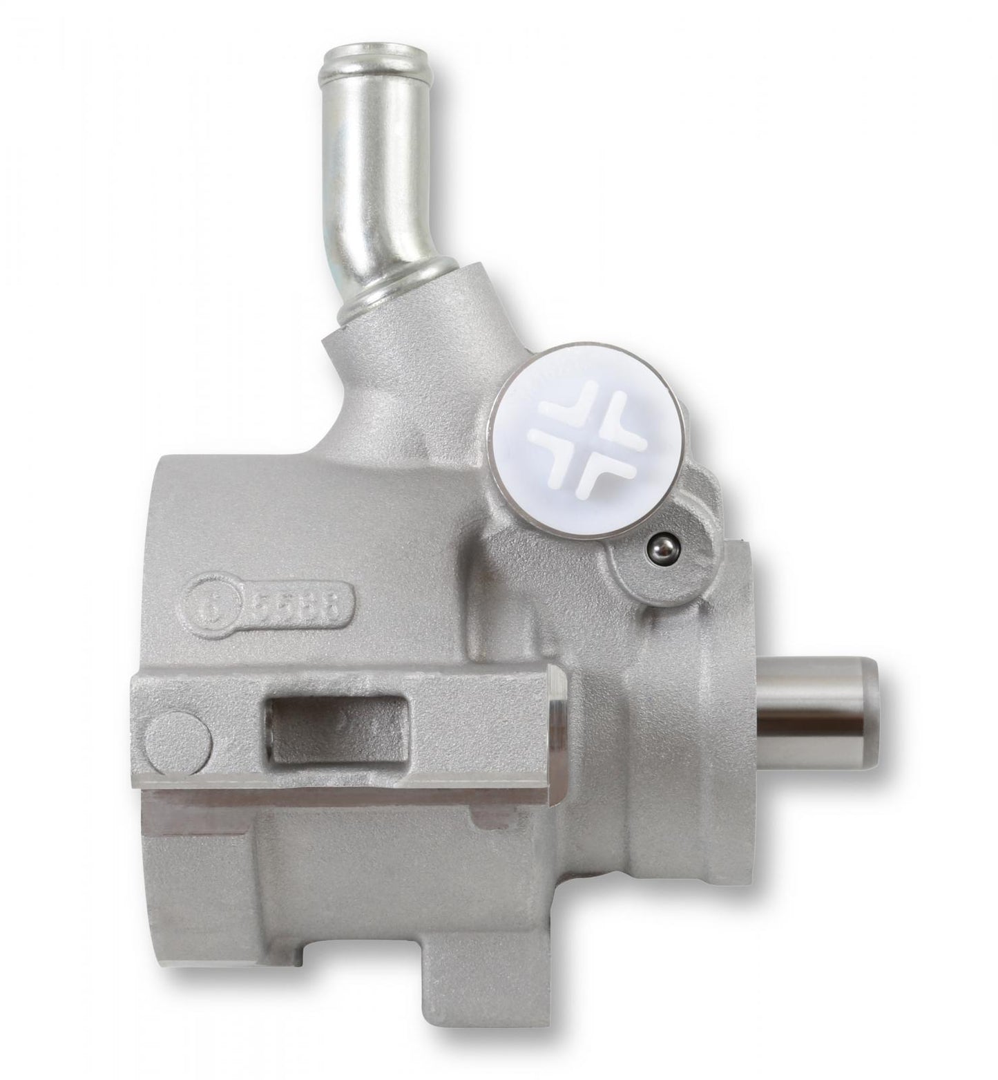 Power Steering Pump Assembly, Aluminum Corvette Power Steering Pump Assembly, Aluminum Saginaw (TC) with Bearing Supported Shaft Holley-2