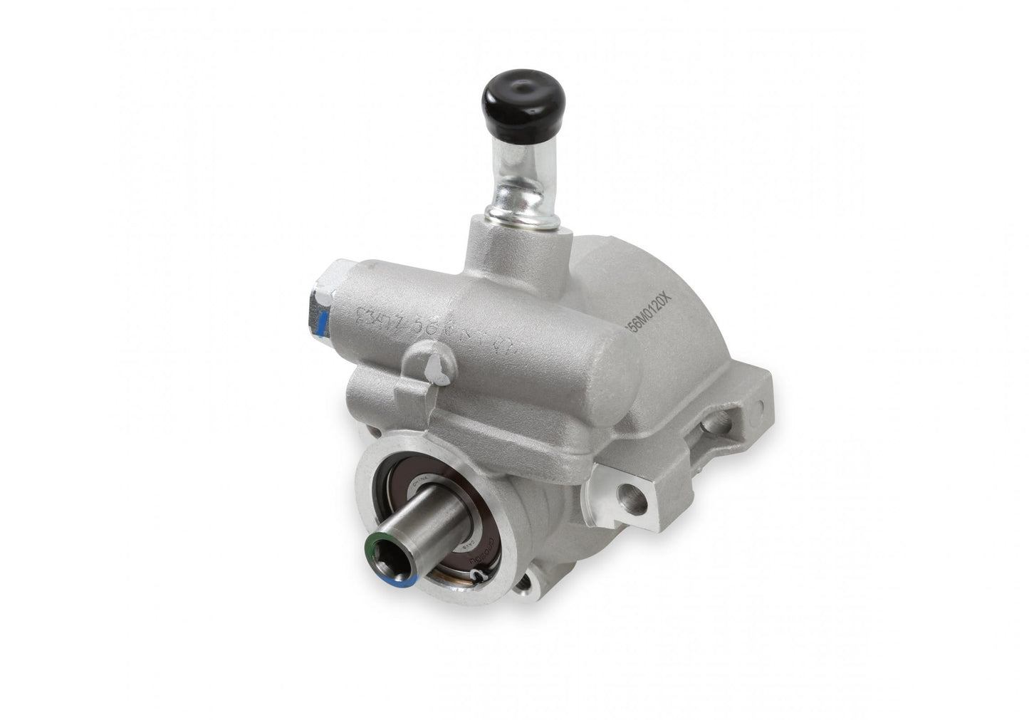 Power Steering Pump Assembly, Aluminum Corvette Power Steering Pump Assembly, Aluminum Saginaw (TC) with Bearing Supported Shaft Holley-7