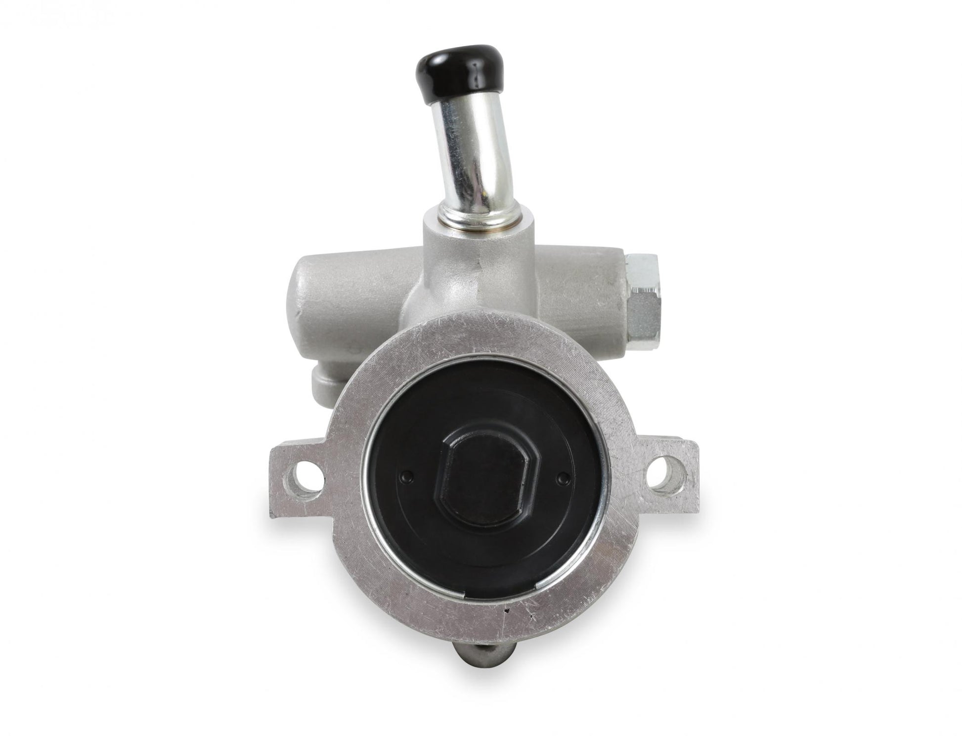 Power Steering Pump Assembly, Aluminum Corvette Power Steering Pump Assembly, Aluminum Saginaw (TC) with Bearing Supported Shaft Holley-8