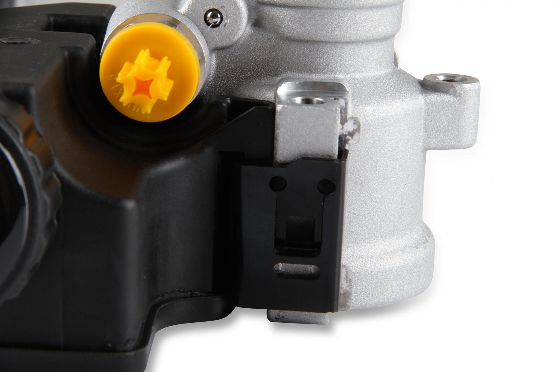 Power Steering Pump W/ Reservoir Replacement Power Steering Pump Saginaw Type II, for Use W/ 2014 & Up Gen III Hemi Engines (5.7L and 6.4L) & Godzilla High-Mount Accessory Drive System Holley-2