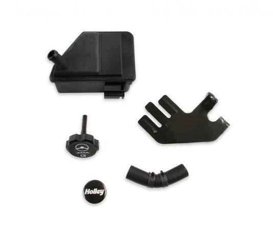 P/S Reservoir Kit for LS Brackets Kit Includes Everything Needed to Add a Power Steering Fluid Reservoir to Any of 's Driver's Side LS Accessory Drive Brackets Holley-1