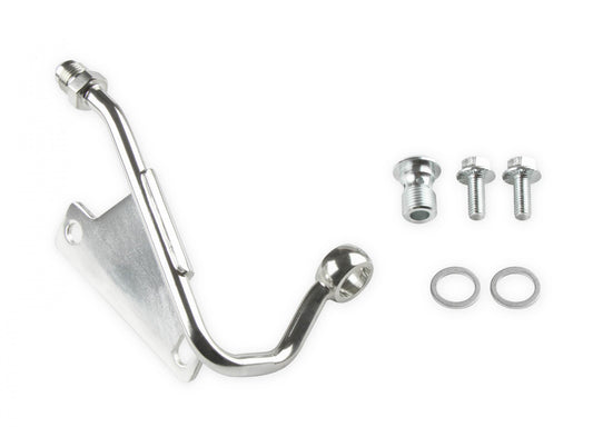 Power Steering Hardline for Type II Pumps Power Steering Hardline for Type II Power Steering Pumps Steel W/ Zinc Plating for Use with Low-Mount Accessory Drives Holley