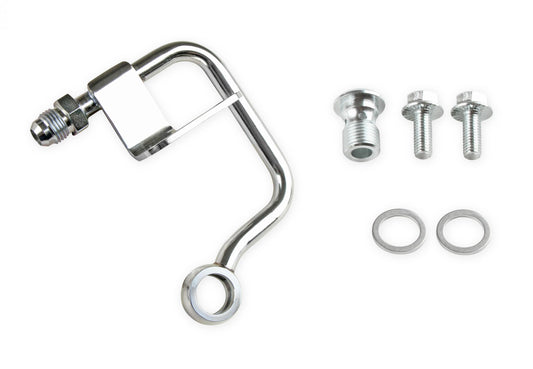 Power Steering Hardline for Type II Pumps Power Steering Hardline for Type II Power Steering Pumps Steel W/ Zinc Plating for Use with Mid-Mount Accessory Drives Holley