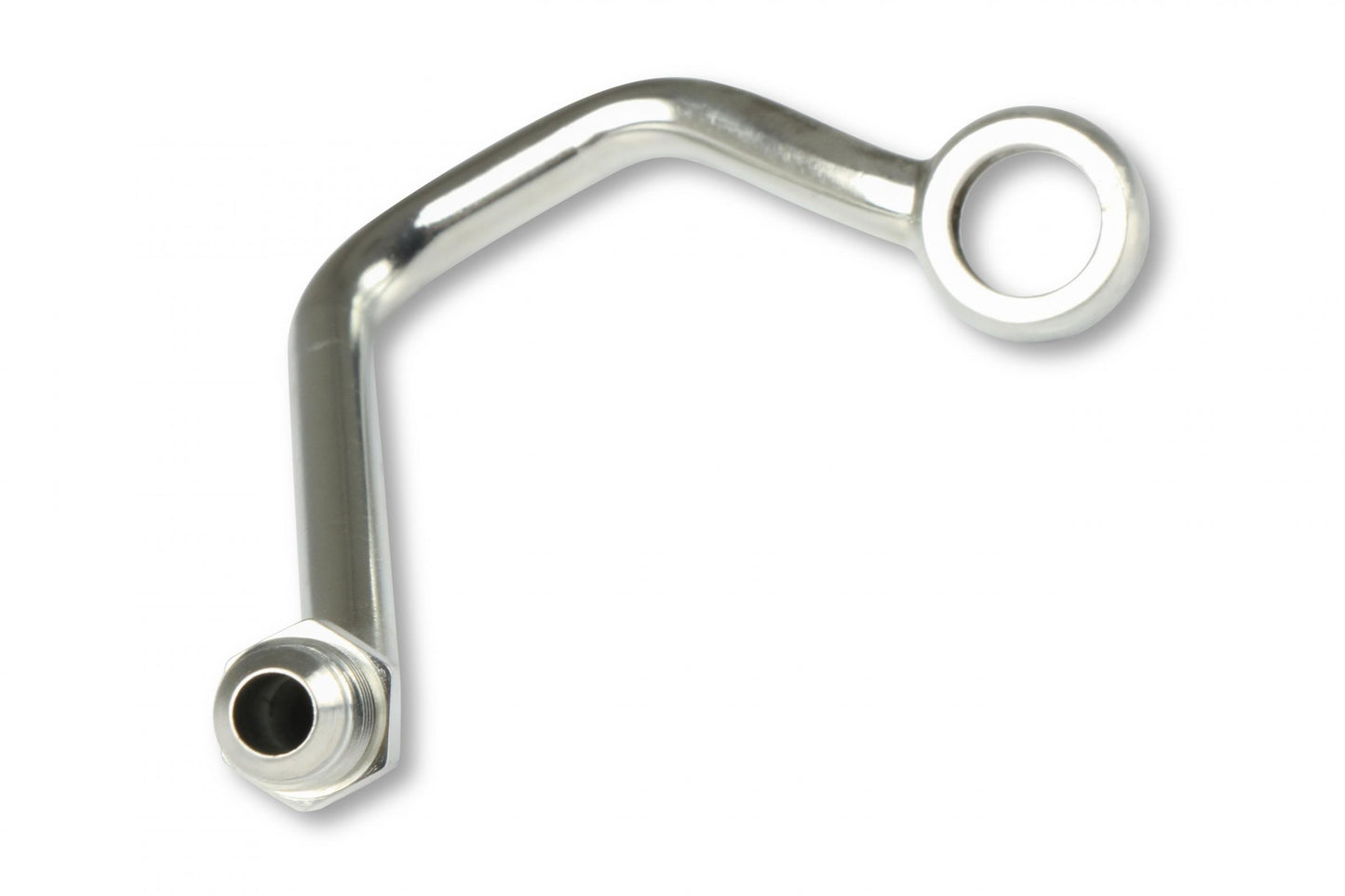 Power Steering Hardline for Saginaw Type II Pumps Fits Gen III Hemi Engines Steel with Nickel Plating Use W/ Pump 198-104 or Pump Kit 97-382 Holley-3