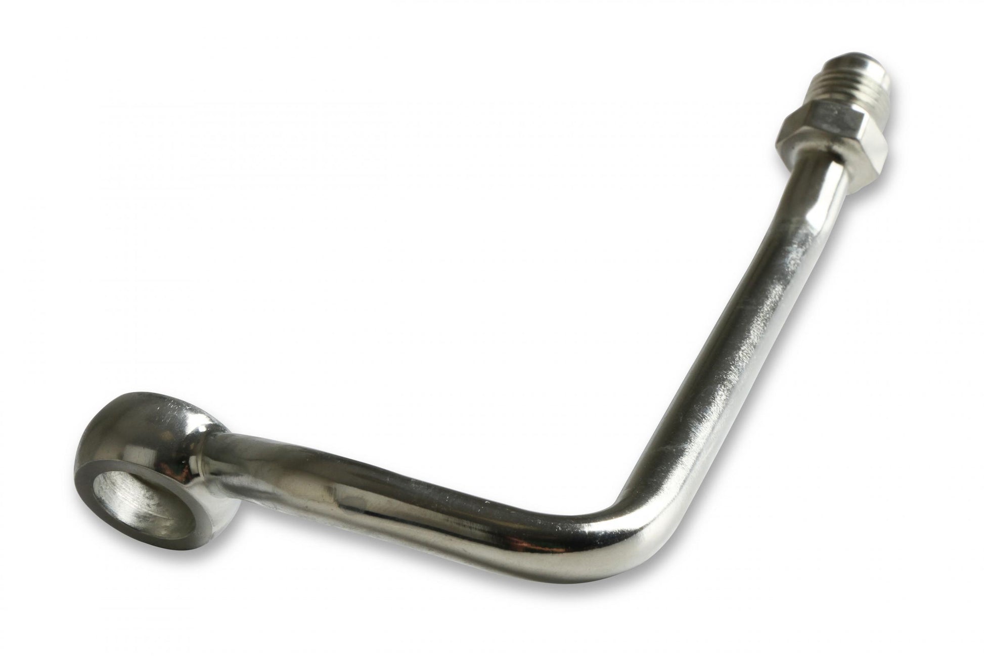 Power Steering Hardline for Saginaw Type II Pumps Fits Gen III Hemi Engines Steel with Nickel Plating Use W/ Pump 198-104 or Pump Kit 97-382 Holley-4