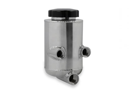Power Steering Remote Reservoir Polished Aluminum Universal Polished Aluminum for Custom & Racing Applications Holley-1