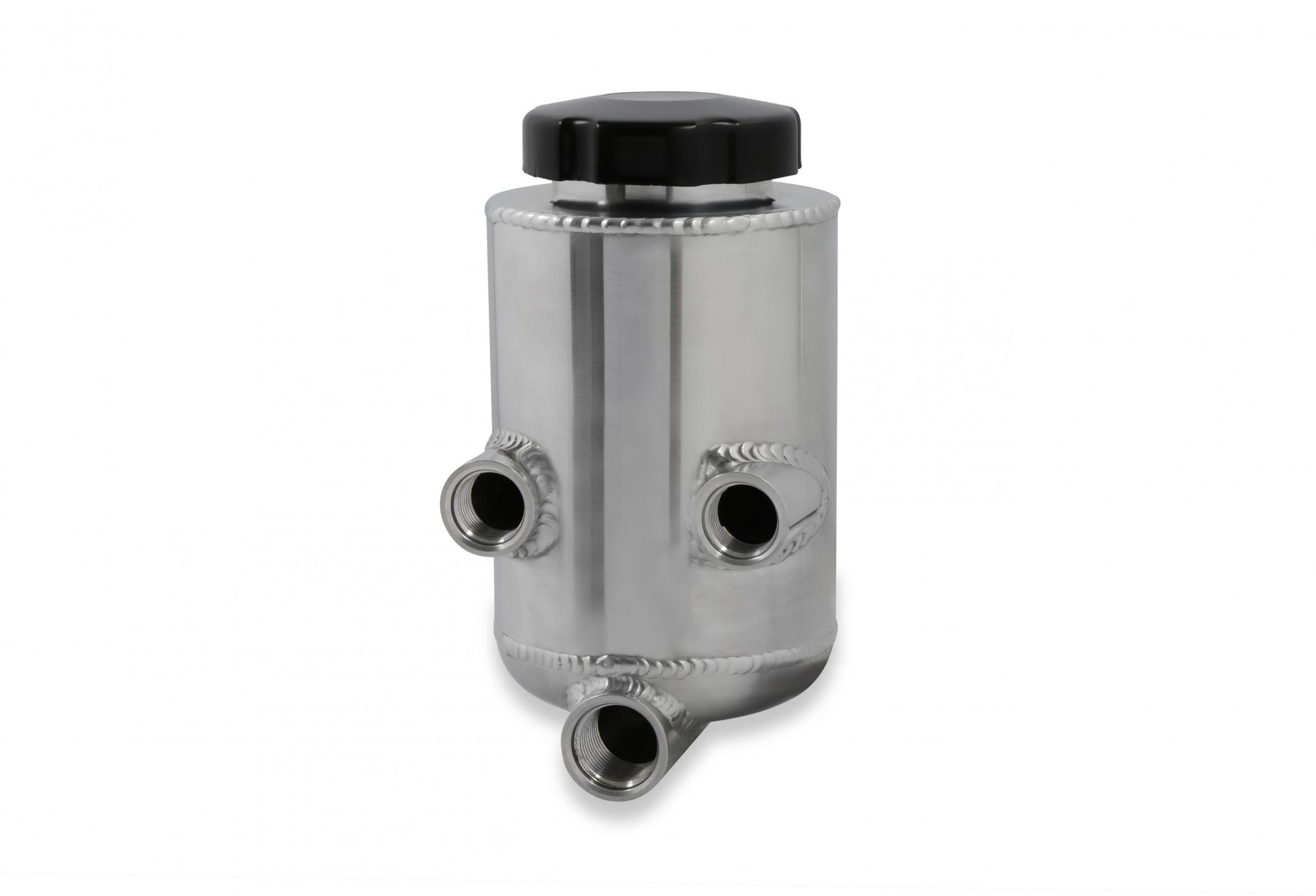 Power Steering Remote Reservoir Polished Aluminum Universal Polished Aluminum for Custom & Racing Applications Holley-2