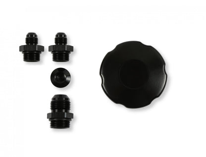 Power Steering Remote Reservoir Polished Aluminum Universal Polished Aluminum for Custom & Racing Applications Holley-7