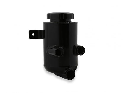 Power Steering Remote Reservoir Black Aluminum with Bracket Universal Black Aluminum with Mounting Bracket for Panel Mounting to the Firewall or Inner Fender Holley-2