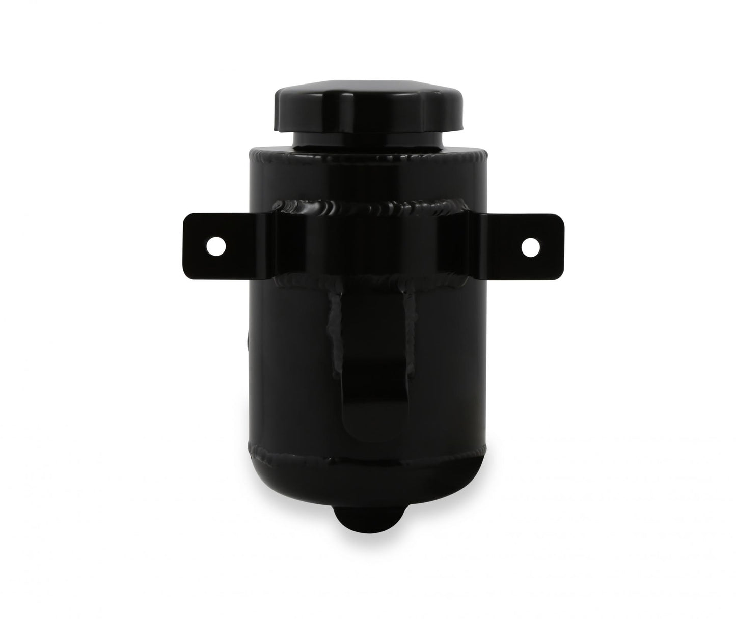 Power Steering Remote Reservoir Black Aluminum with Bracket Universal Black Aluminum with Mounting Bracket for Panel Mounting to the Firewall or Inner Fender Holley-4