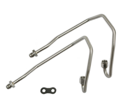 Power Steering Hardline Kit 1967-1976 Mopar A-Body with Borgeson Power Steering Box & BH23104 Headers Holley