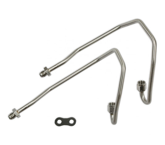 Power Steering Hardline Kit 1967-1976 Mopar A-Body with Borgeson Power Steering Box & BH23104 Headers Holley