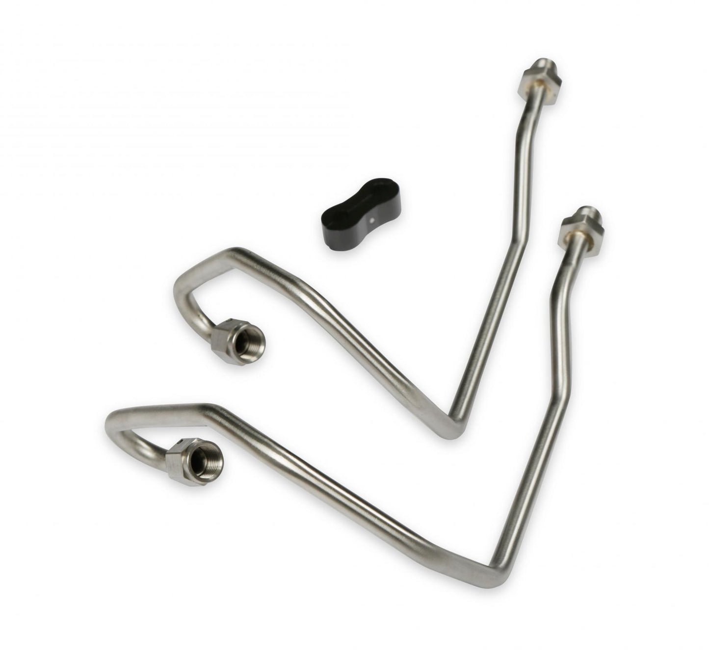 Power Steering Hardline Kit 1967-1976 Mopar A-Body with Borgeson Power Steering Box & BH23104 Headers Holley-2