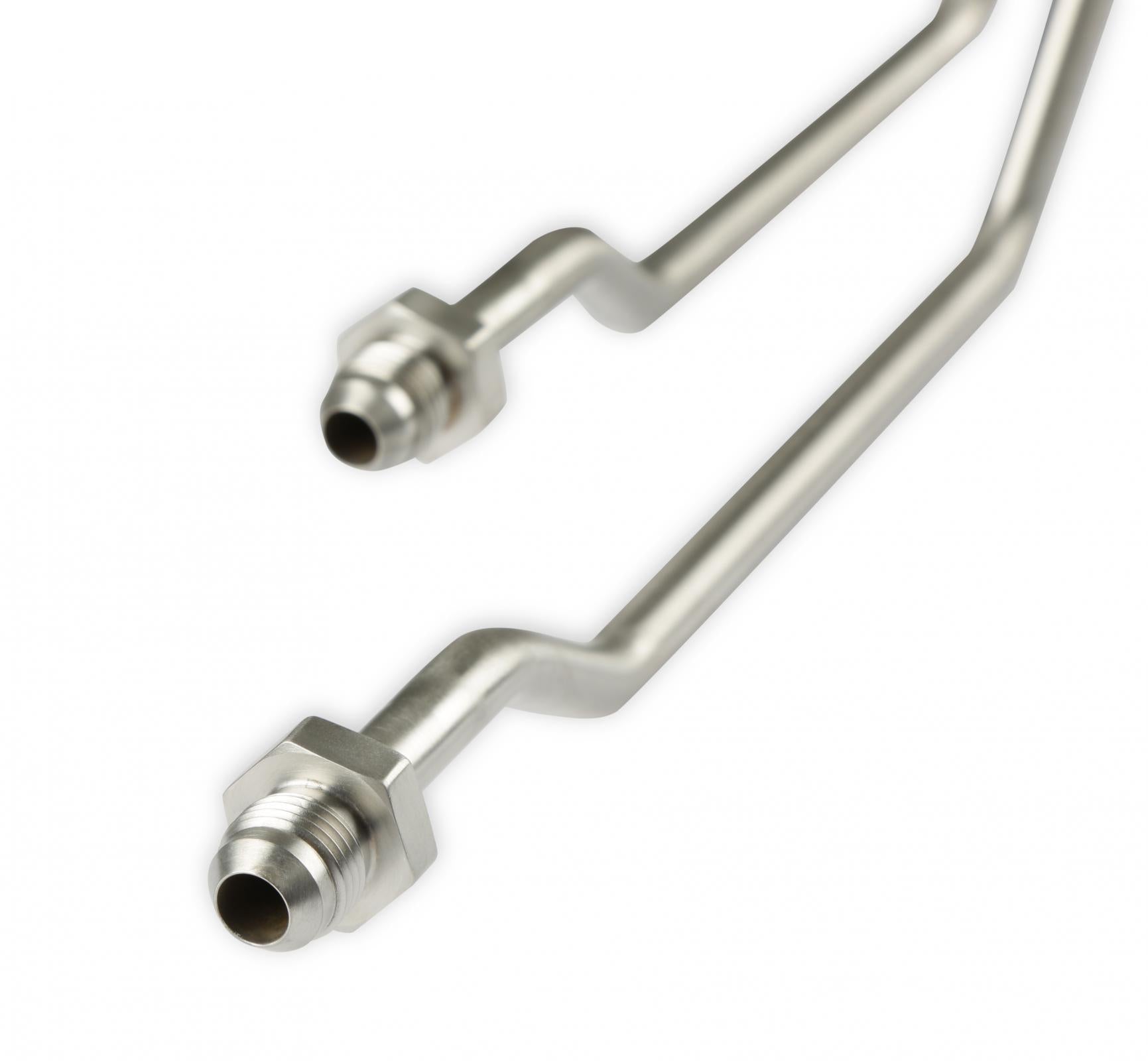 Power Steering Hardline Kit 1967-1976 Mopar A-Body with Borgeson Power Steering Box & BH23104 Headers Holley-3
