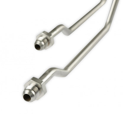 Power Steering Hardline Kit 1967-1976 Mopar A-Body with Borgeson Power Steering Box & BH23104 Headers Holley-3