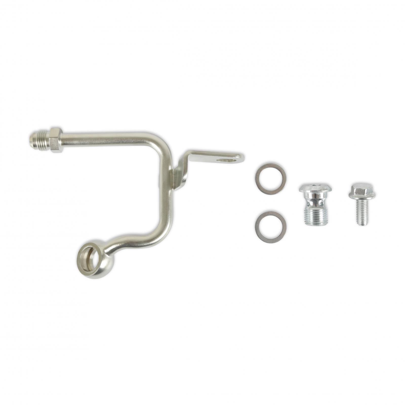 Power Steering Hardline to -6 an with Hardware Optional Accessory for 7.3L Godzilla Engine with High-Mount Accessory Drive System Holley-2