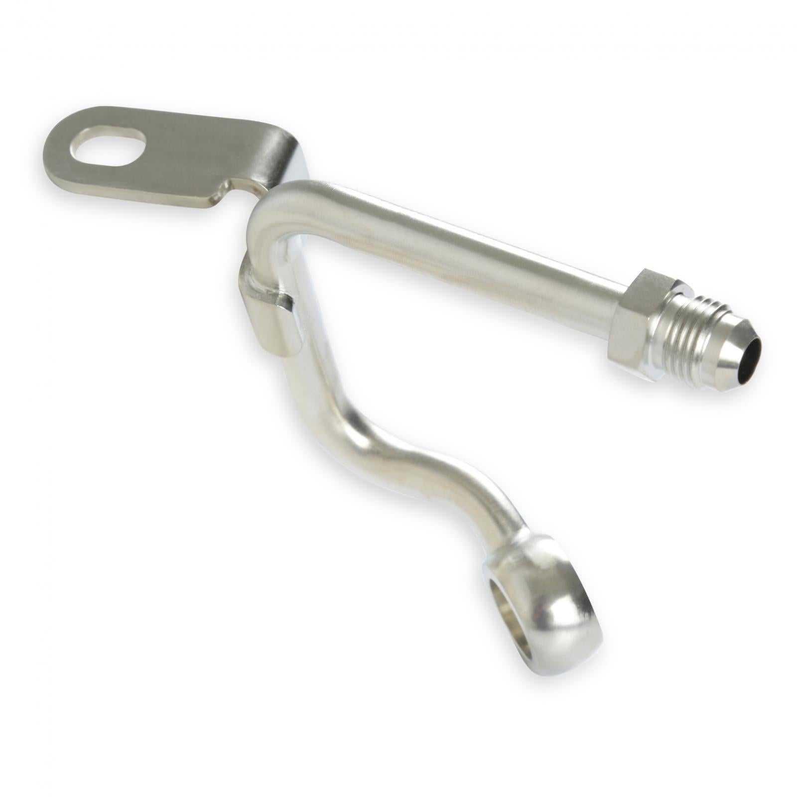 Power Steering Hardline to -6 an with Hardware Optional Accessory for 7.3L Godzilla Engine with High-Mount Accessory Drive System Holley-5