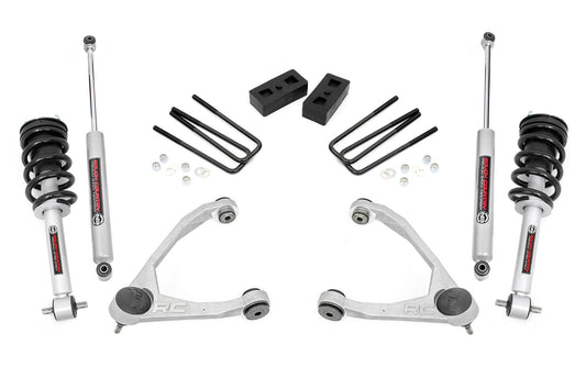 3.5 Inch Lift Kit Cast Steel N3 Strut Silverado/Sierra 1500 (14-16) Rough Country