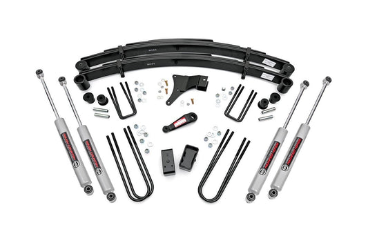 4 Inch Lift Kit | Ford F-350 4WD (1986-1997) Rough Country