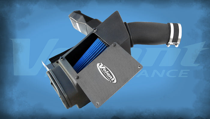 Closed Box Air Intake w/Primo Filter 99-03 Excursion/F-250/F-350/F-450/F-550 Super Duty Red Filter Volant-1