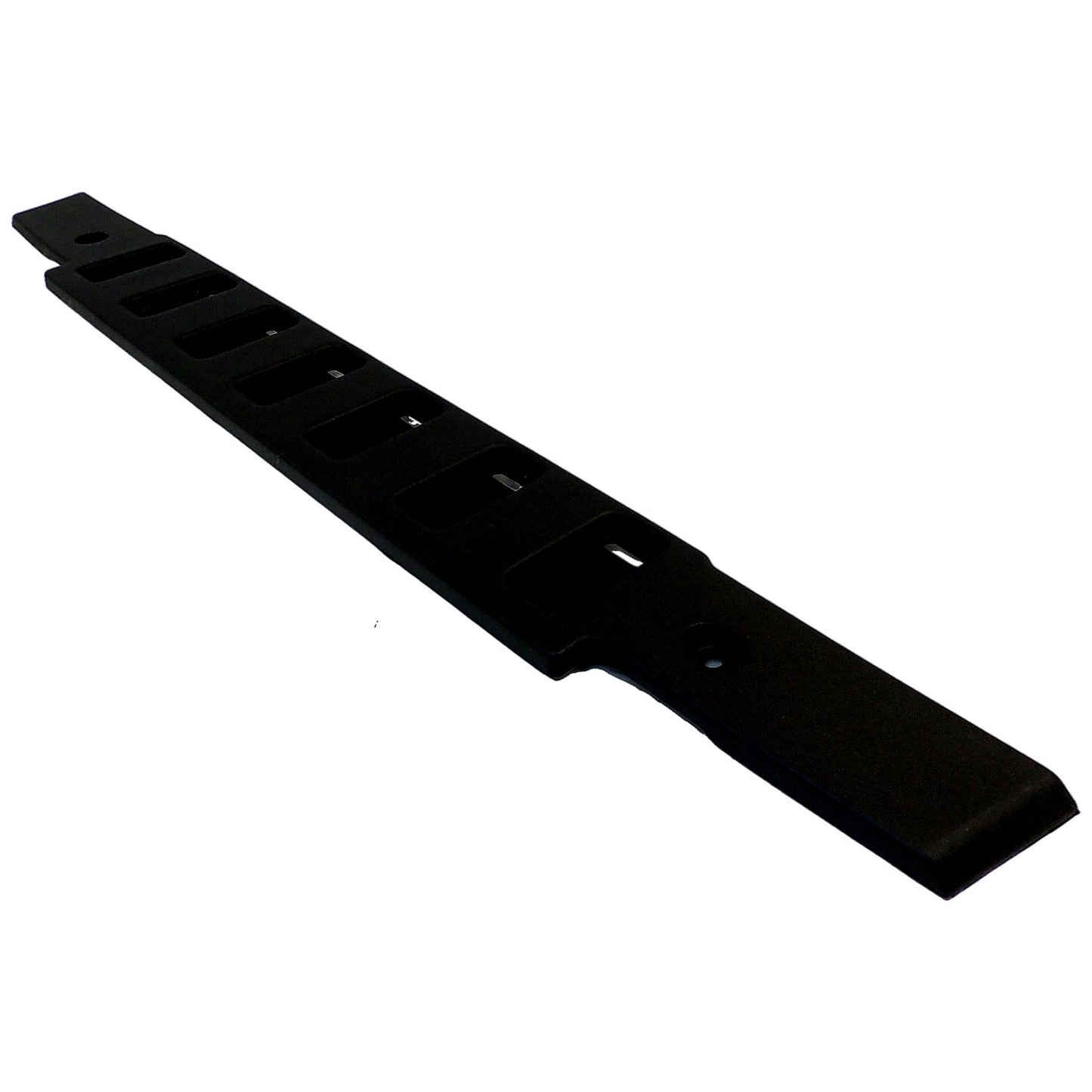 Black Front Frame Cover for 2007-2018 Jeep JK Wrangler w/ Plastic Front Bumper Crown Automotive-1