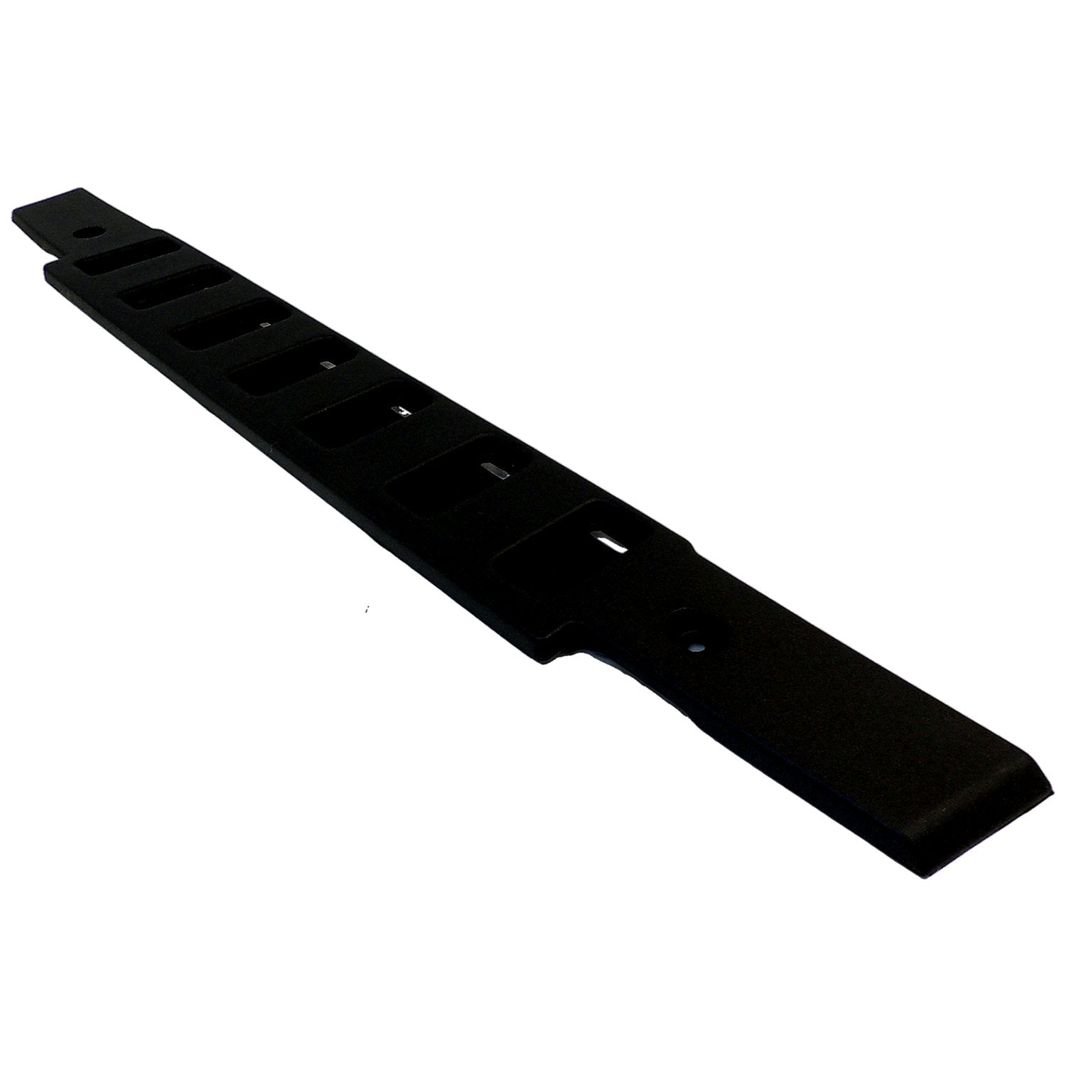 Black Front Frame Cover for 2007-2018 Jeep JK Wrangler w/ Plastic Front Bumper Crown Automotive-1