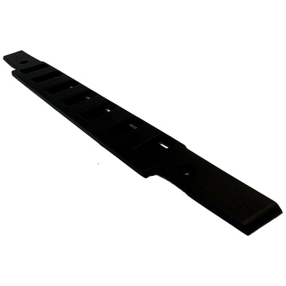 Black Front Frame Cover for 2007-2018 Jeep JK Wrangler w/ Plastic Front Bumper Crown Automotive-1