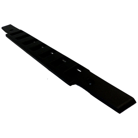 Black Front Frame Cover for 2007-2018 Jeep JK Wrangler w/ Plastic Front Bumper Crown Automotive-1