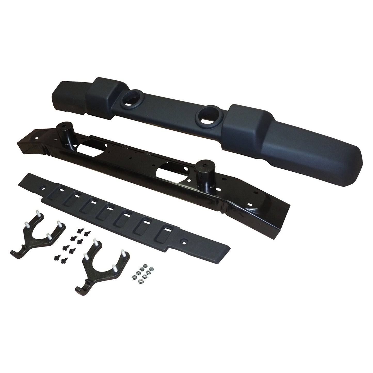 Front Bumper Kit for 2007-2018 Jeep JK Wrangler w/ Plastic Front Bumper Crown Automotive