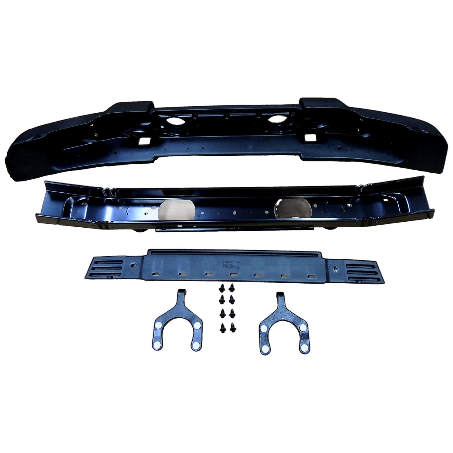 Front Bumper Kit for 2007-2018 Jeep JK Wrangler w/ Plastic Front Bumper Crown Automotive-1