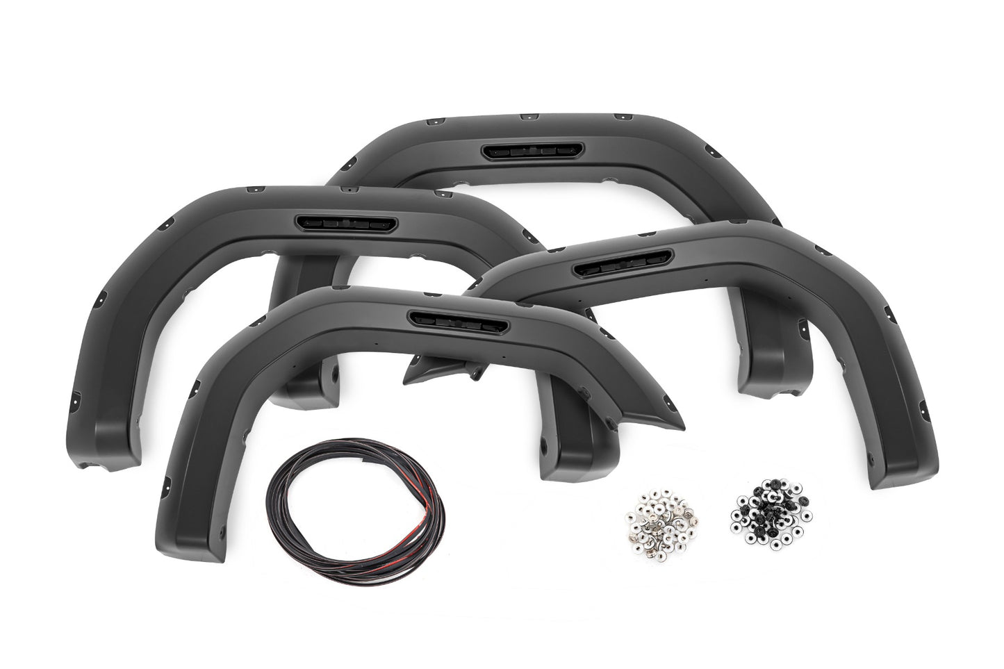 Fender Flares | Sport | GCI Carbon Black | GMC Sierra 2500 HD/Sierra 3500 HD (20-25) Rough Country