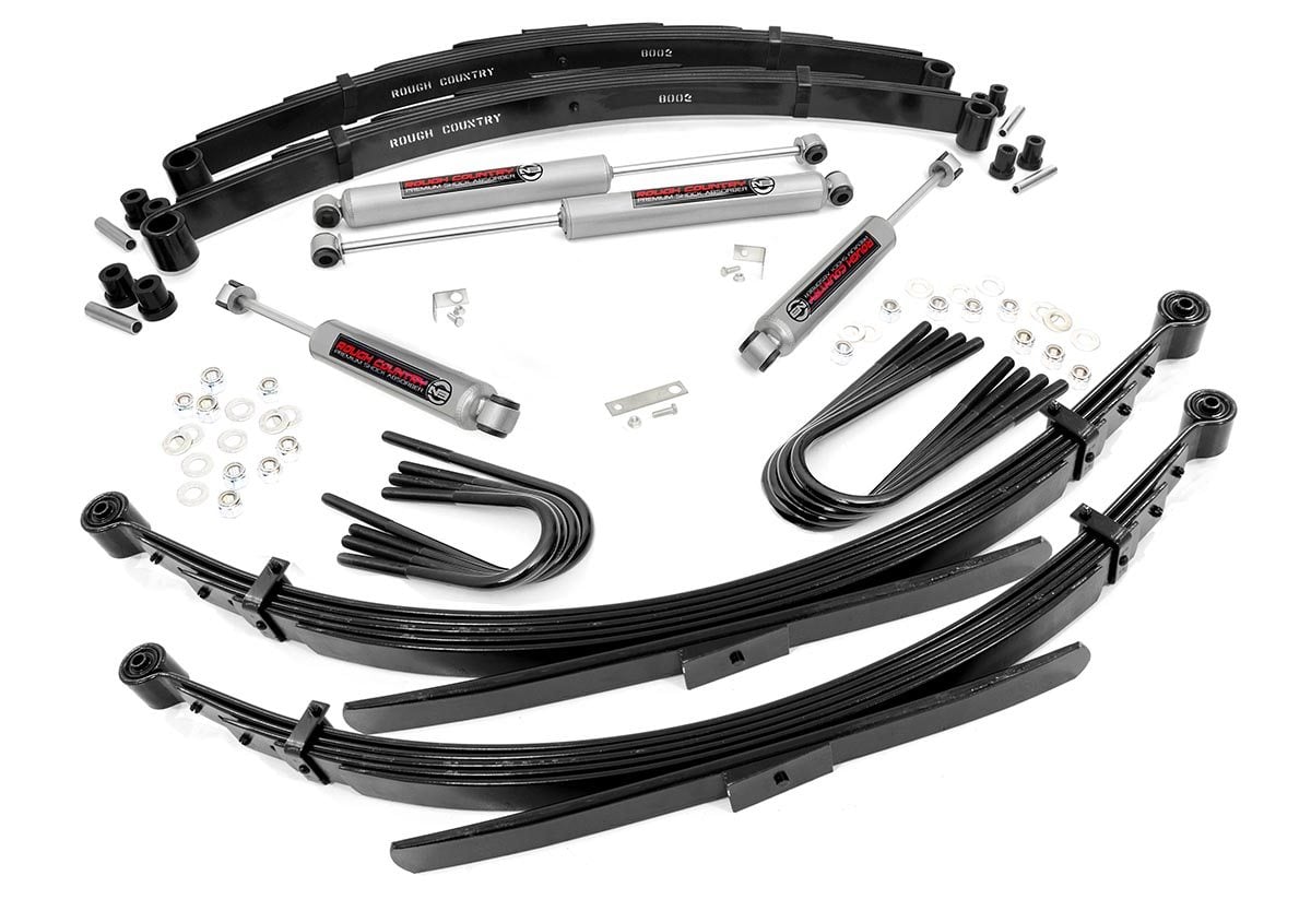 2 Inch Lift Kit | 56 Inch RR Springs | Chevy/GMC 3/4-Ton Suburban 4WD (88-91) Rough Country