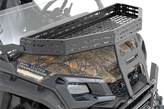 Front Cargo Rack |Black Series LED | 6" Light | Slim Line | Honda Pioneer 1000  Rough Country