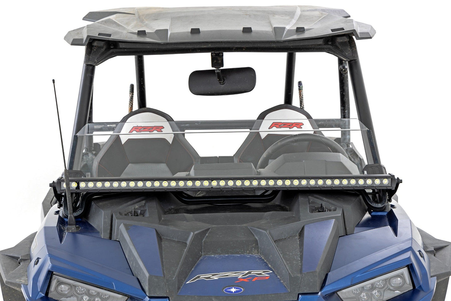 LED Light Kit | Front Mount | 40" Black Single Row | Polaris RZR XP 1000 Rough Country