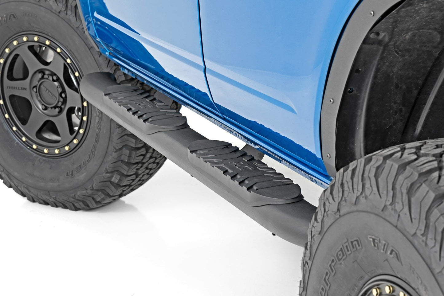 Oval Nerf Step | 4-Door | Black | Ford Bronco 4WD (2021-2024) Rough Country