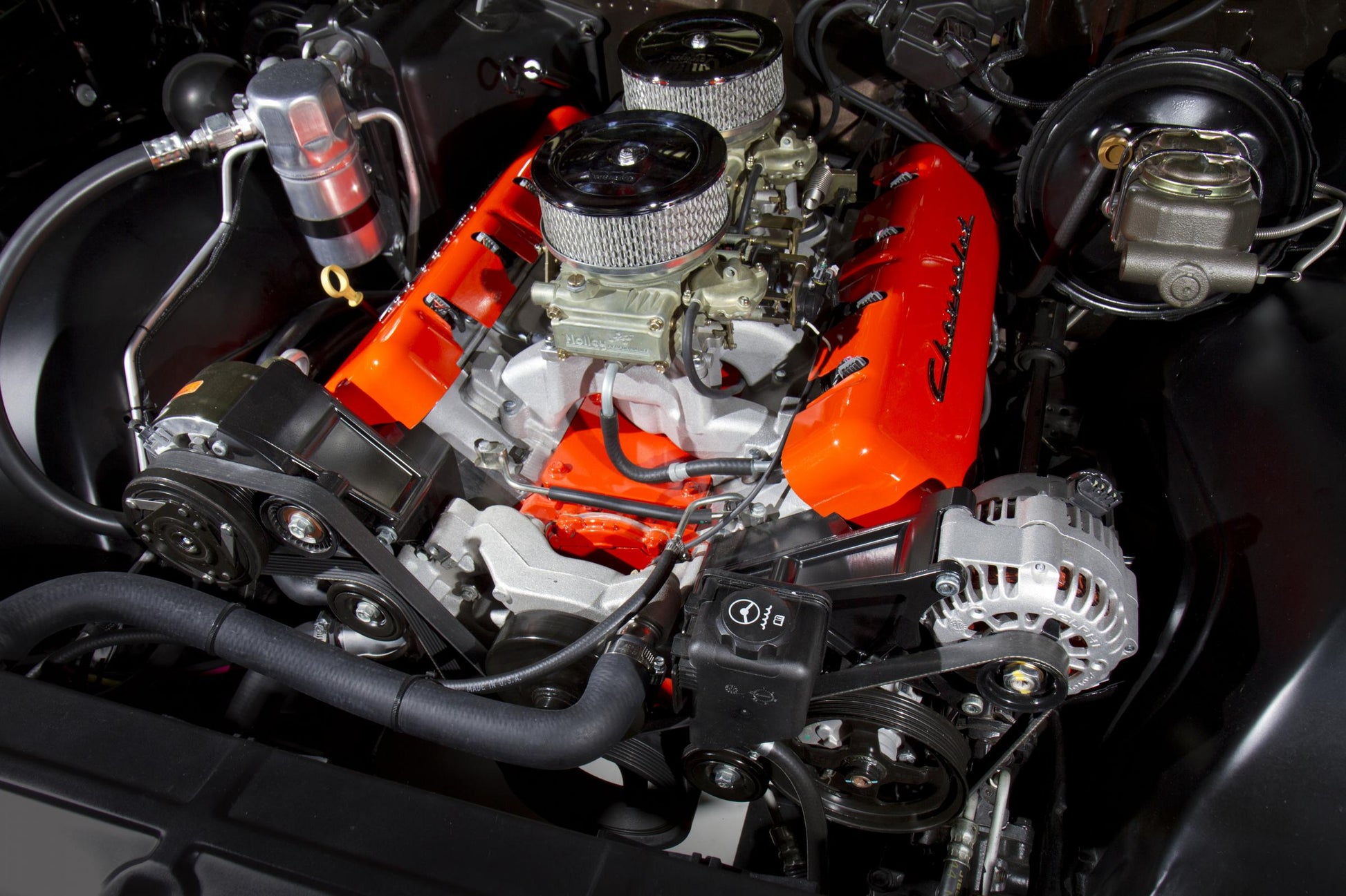 LS/LT High-Mount Accessory Drive Bracket A/C, P/S & Alt Brackets Works with R4 Compressor LS Accessory DRIVE Bracket A/C, P/S & ALT Brackets Holley-13