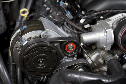 LS High-Mount A/C Accessory Drive Bracket Passenger's Side A/C Bracket Works with R4 Compressor LS A/C Accessory Drive Bracket Holley-1