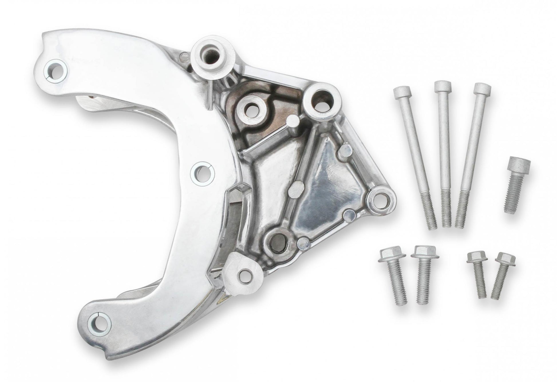 LS High-Mount A/C Accessory Drive Bracket Passenger's Side A/C Bracket Works with R4 Compressor LS A/C Accessory Drive Bracket Holley-3