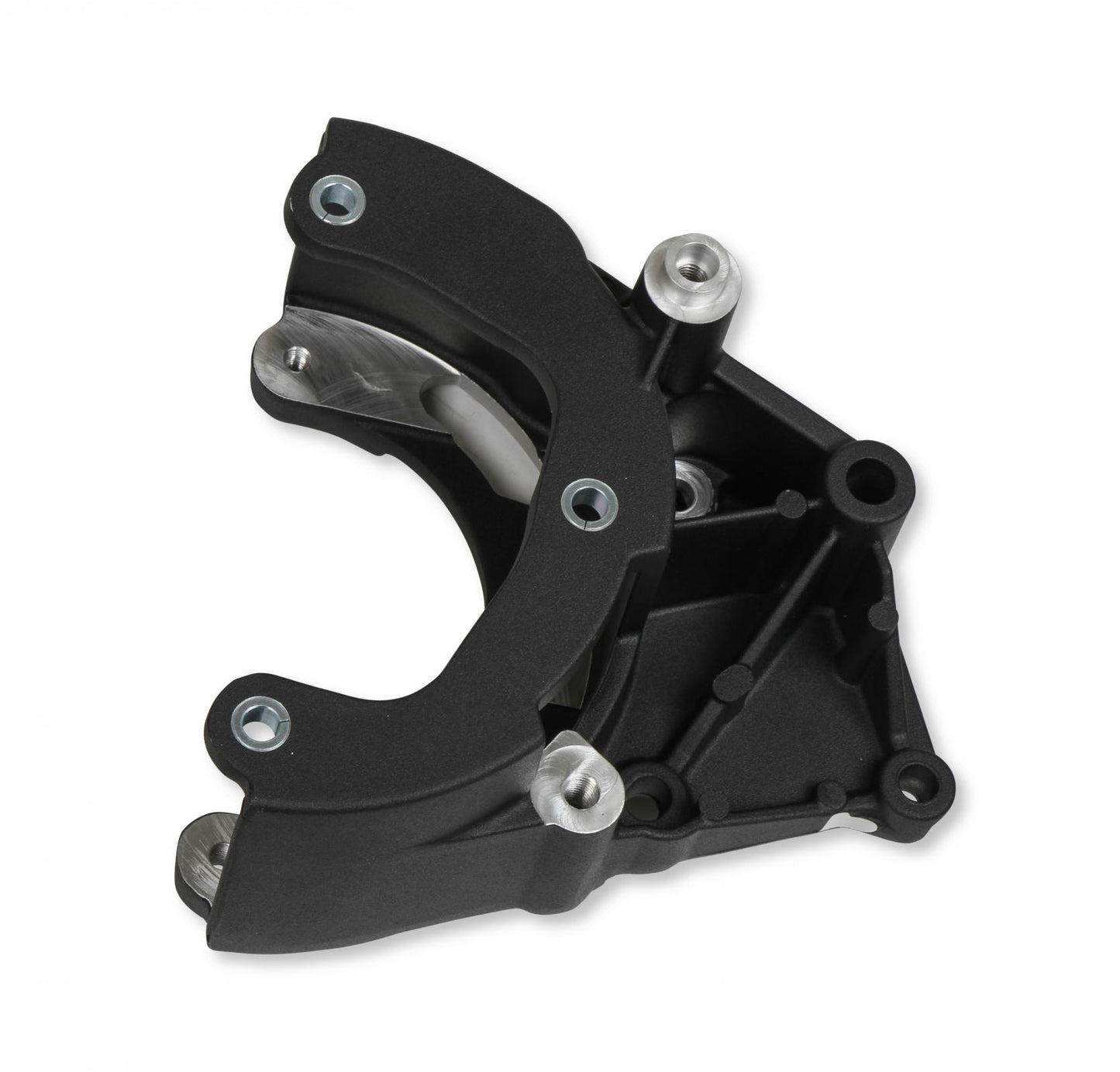 LS/LT High-Mount Complete Accessory Drive Kit- Black Finish Includes R4 A/C Compressor, Alternator, Power Steering Pump, Belt & Pulleys Holley-3