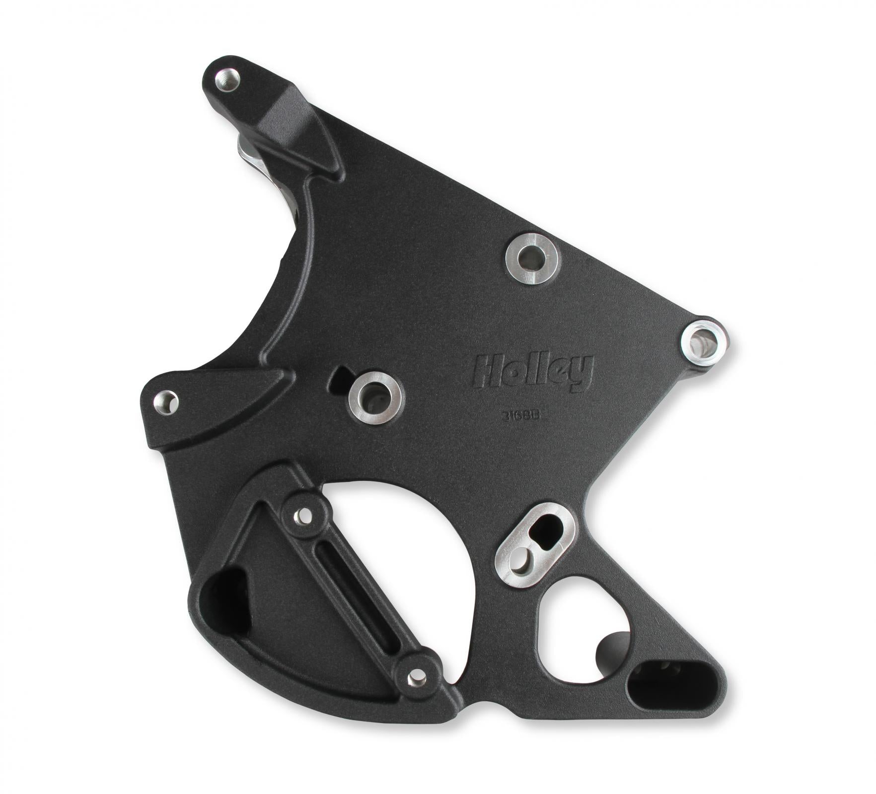LS/LT High-Mount Complete Accessory Drive Kit- Black Finish Includes R4 A/C Compressor, Alternator, Power Steering Pump, Belt & Pulleys Holley-5