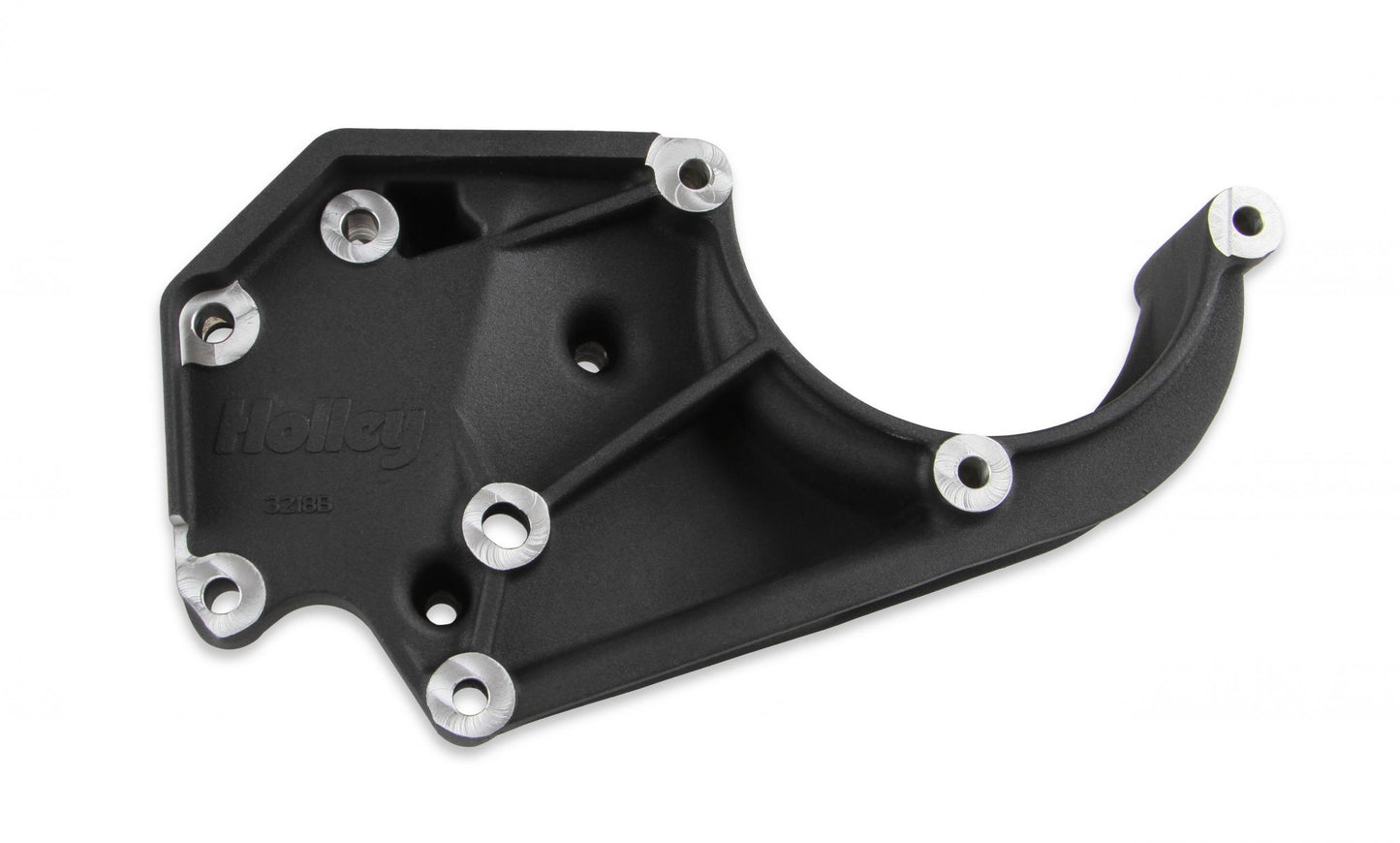 LS/LT High-Mount Complete Accessory Drive Kit- Black Finish Includes SD508 A/C Compressor, Alternator, P/S Pump, Tensioner, Belt, & Pulleys Holley-11
