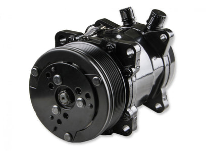 LS/LT High-Mount Complete Accessory Drive Kit- Black Finish Includes SD508 A/C Compressor, Alternator, P/S Pump, Tensioner, Belt, & Pulleys Holley-8