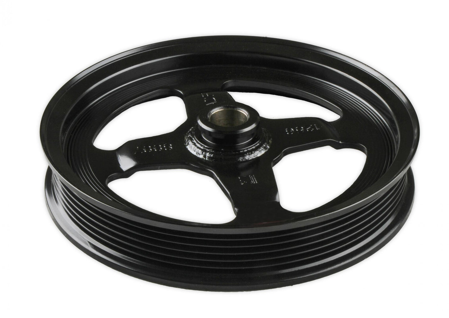LS/LT High-Mount Complete Accessory Drive Kit- Black Finish Includes SD7 A/C Compressor, Alternator, P/S Pump, Tensioner, Belt, & Pulleys Holley-2