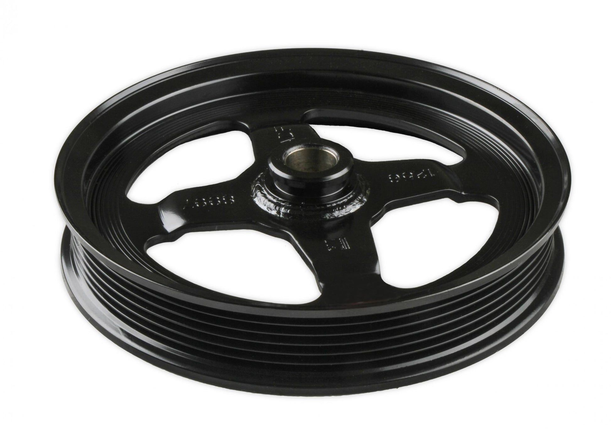 LS/LT High-Mount Complete Accessory Drive Kit- Black Finish Includes SD7 A/C Compressor, Alternator, P/S Pump, Tensioner, Belt, & Pulleys Holley-2