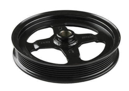 LS/LT High-Mount Complete Accessory Drive Kit- Black Finish Includes SD7 A/C Compressor, Alternator, P/S Pump, Tensioner, Belt, & Pulleys Holley-2