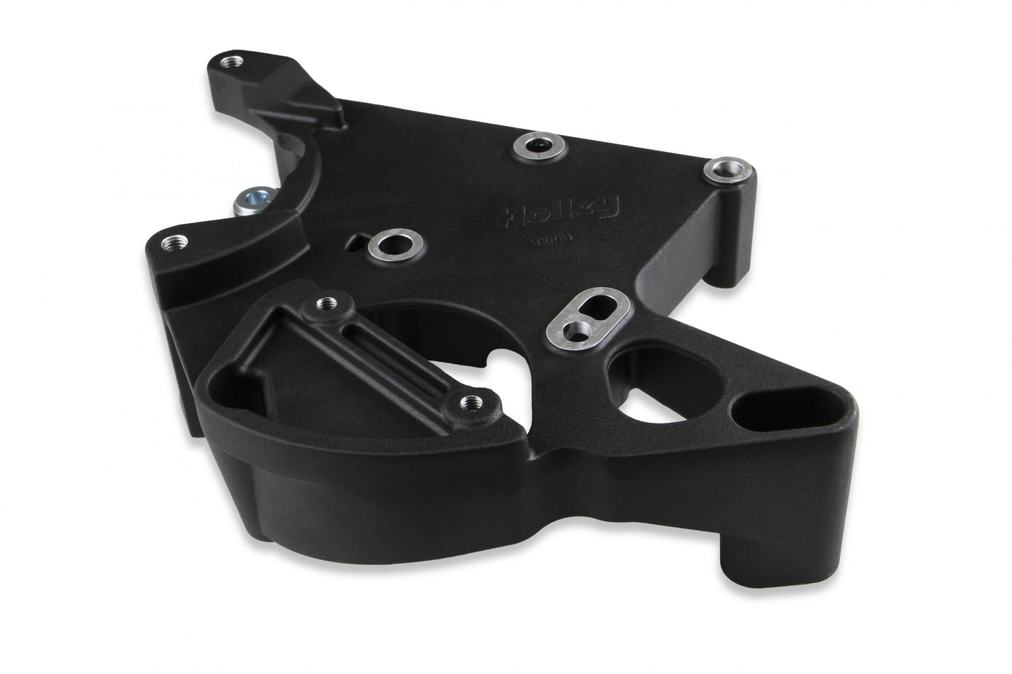 LS/LT High-Mount Complete Accessory Drive Kit- Black Finish Includes SD7 A/C Compressor, Alternator, P/S Pump, Tensioner, Belt, & Pulleys Holley-9