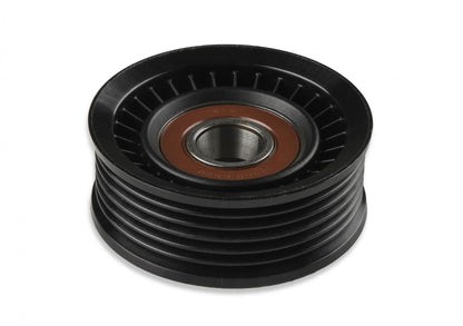 LS High-Mount A/C Accessory Drive Kit Includes SD7 A/C Compressor, Tensioner, & Pulleys- Polished Finish Passenger's Side A/C Bracket Includes SD7 A/C Compressor, Tensioner, & Pulleys Holley-5