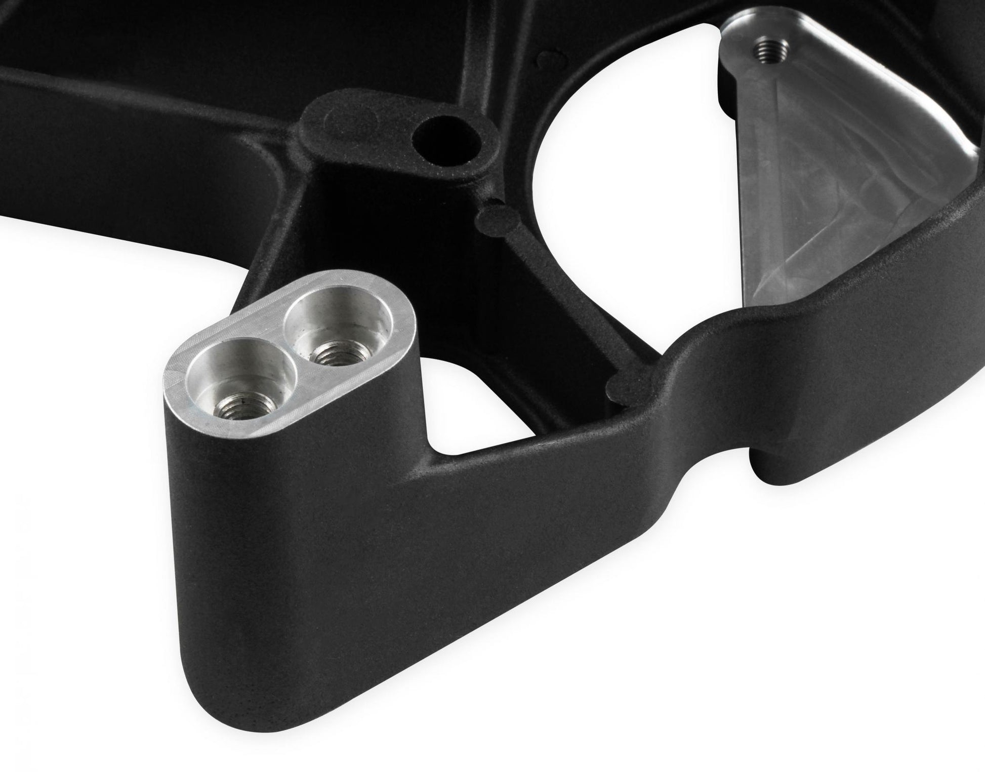 LS/LT High-Mount Alternator & Power Steering Pump Accessory Drive Kit Driver's Side Bracket-Black Finish Includes Alternator, Power Steering Pump & Pulleys Holley-2